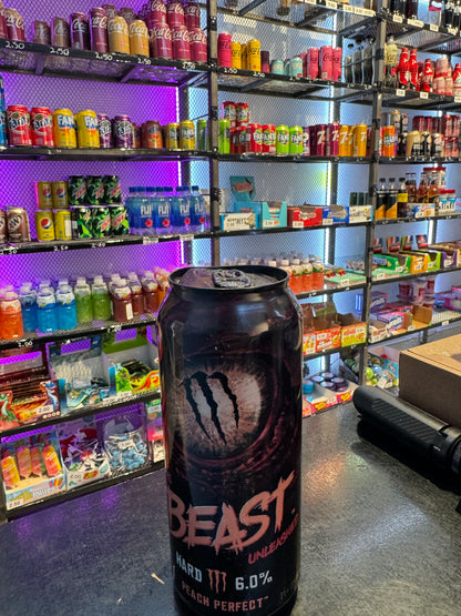 Monster The Beast Unleashed Peach Perfect 473ml FULL ( DENTS ** )