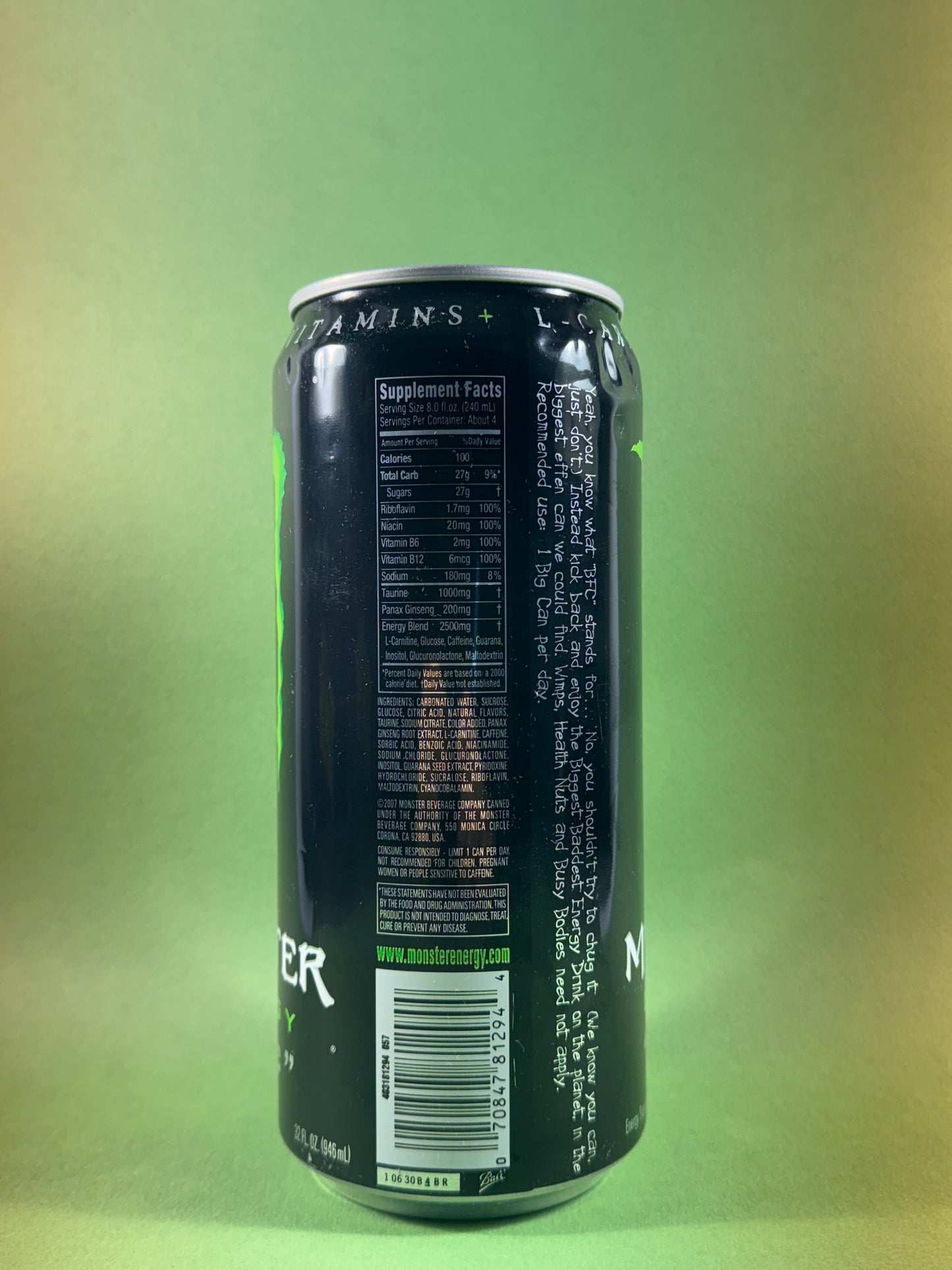 Monster Energy OG BFC [946ml]