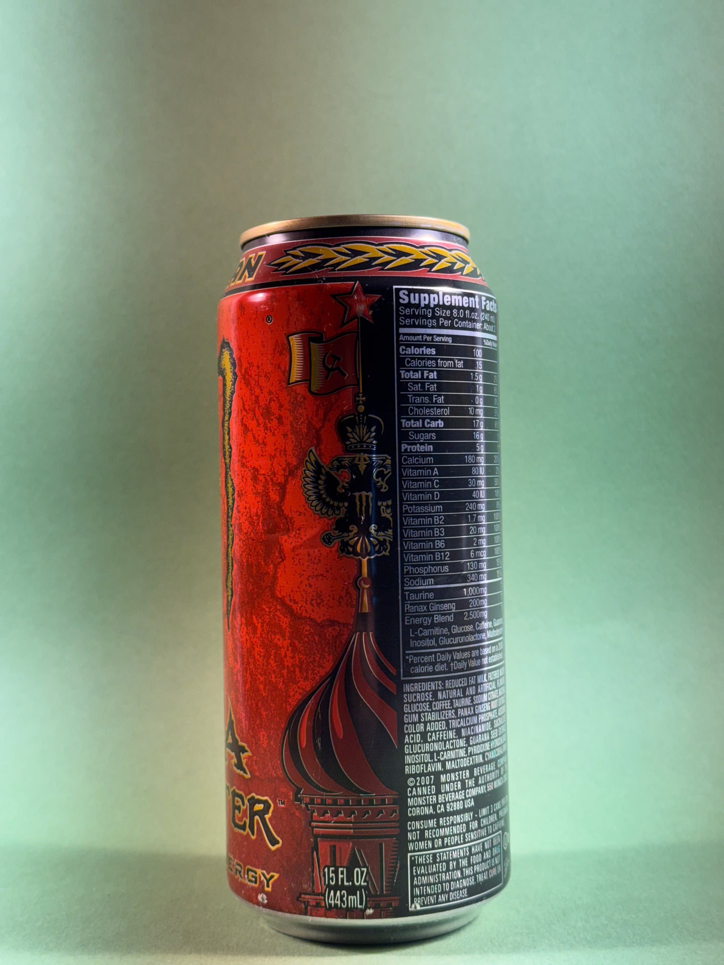 Monster Energy Java Russian ( Edizione 2007 ) #R2