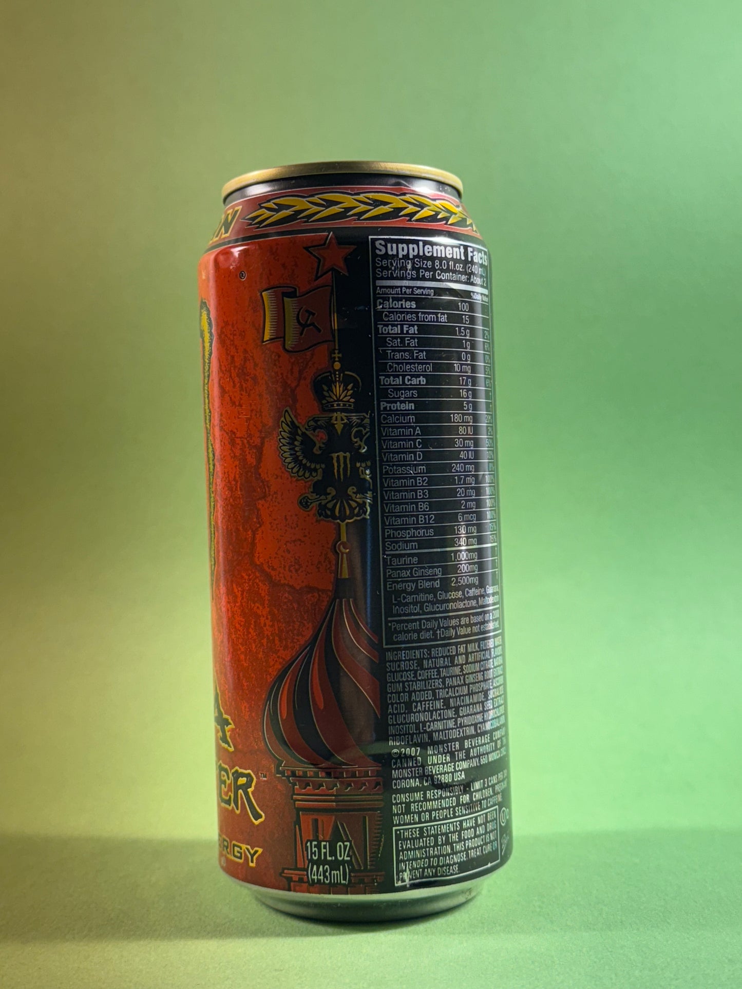 Monster Energy Java Russian ( Edizione 2007 ) #R3