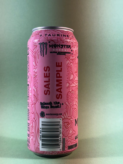 Monster Energy Ultra Strawberry Dreams Sales Sample [#A1]