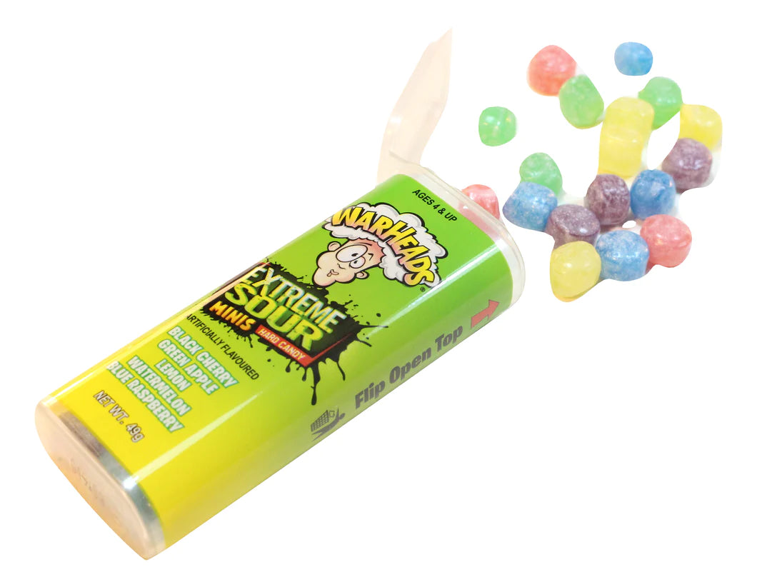 Warheads Extreme Sour Hard Candy Minis (49g)