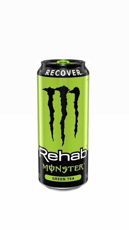 Monster Energy Recover Rehab Green Tea - Lattine molto ammaccate ( non da collezione ) bundle energy online