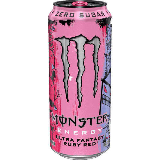 Monster Energy Ultra Fantasy Ruby Red (**dents ) bundle energy online newest