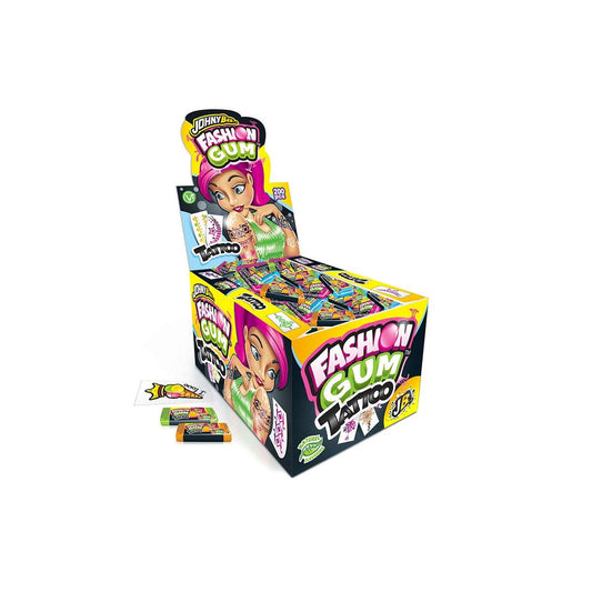 JB Radio Active Tattoo Bubble Gum candy online caramelle Sour punch tropical