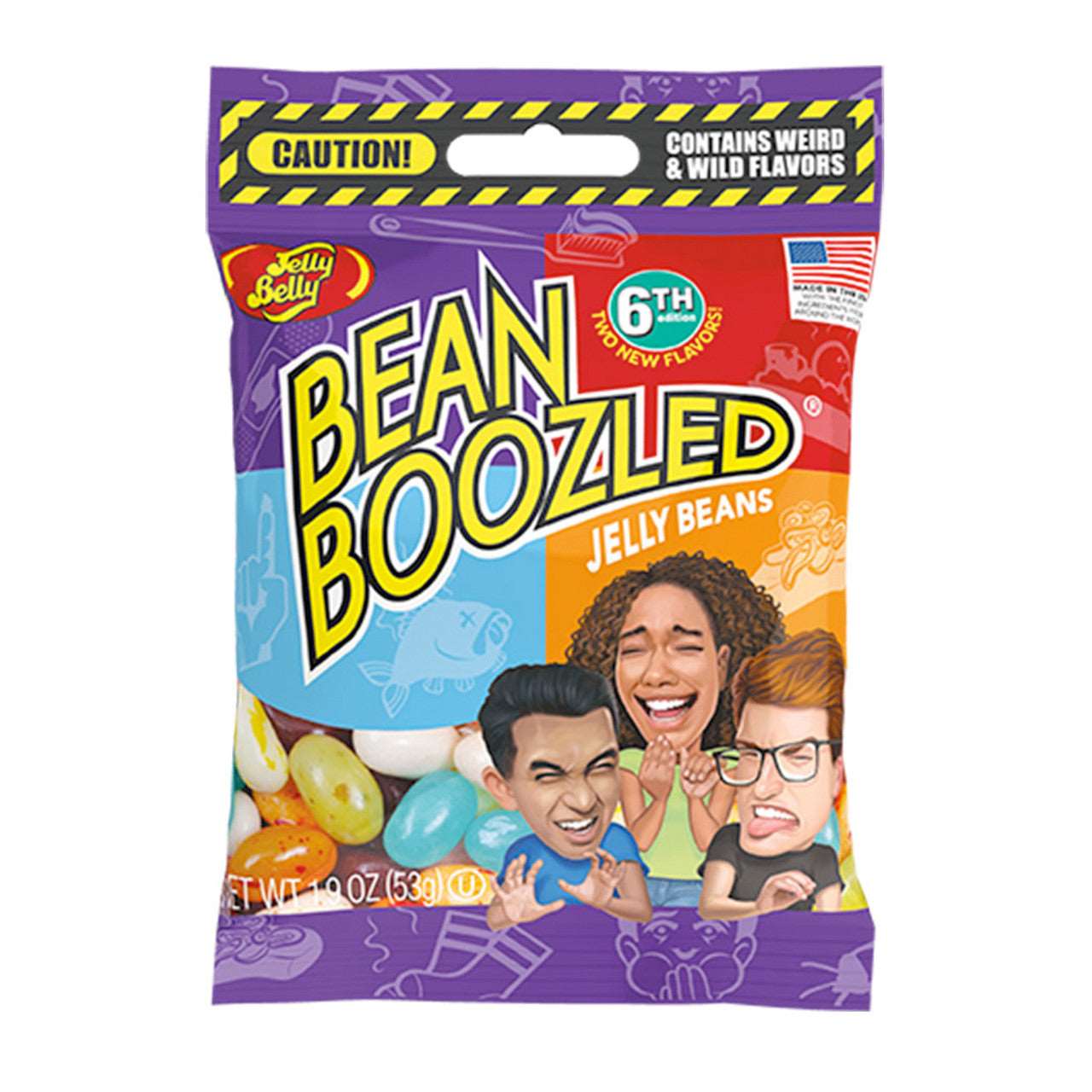 Jelly Belly Bean Boozled 6th in busta bean boozled caramelle jelly belly