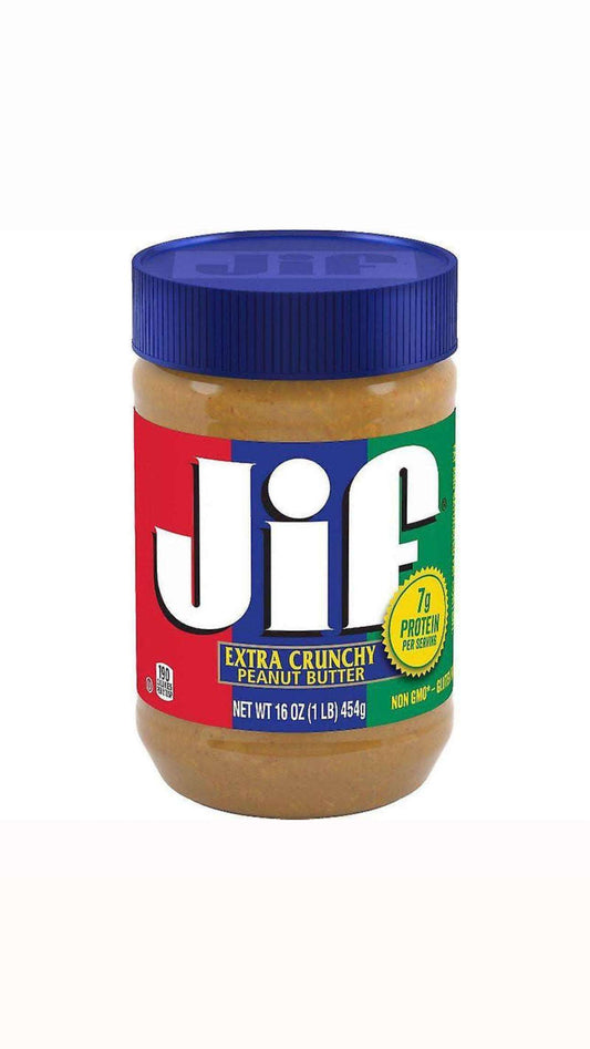 Jif Peanut Butter Crunchy (454g) USA
