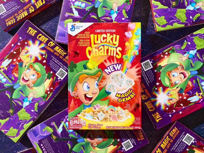 General Mills New Lucky Charms Magic Gems (300g) USA/CA - dolce