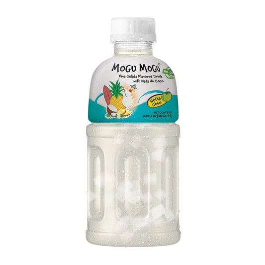 Mogu Mogu Pina Colada - Succo di frutta gusto pina colada con pezzettini di nata de cocco (320ml) bevande bundle drink online Japan