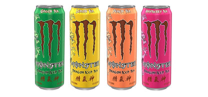 Monster Energy Dragon Iced Tea Peach Tea USA 680ml sku: 0521 N (damaged cans)