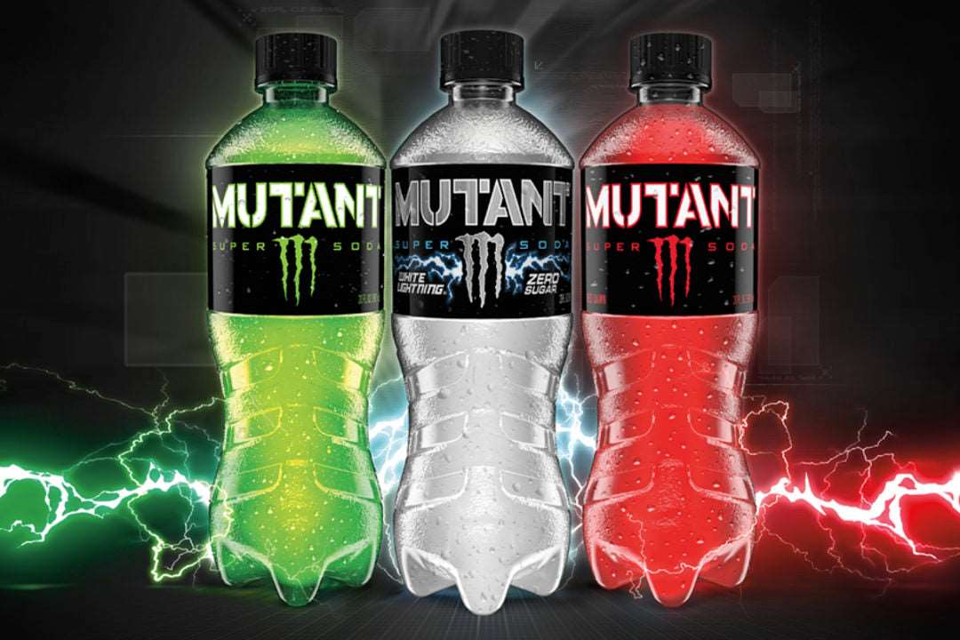 Monster Energy Mutant Super Soda White Lightning Zero Sugar USA