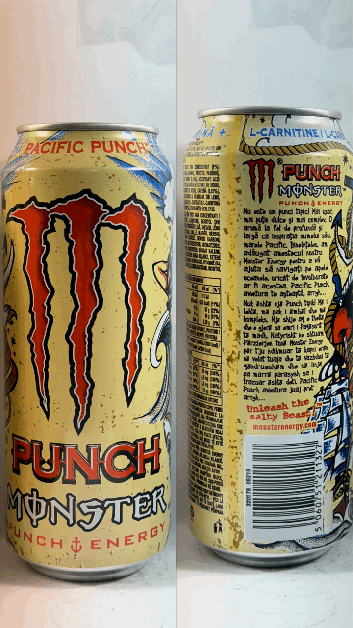 Monster Energy Pacific Punch PUNCH - ROMANIA - SKU: 0521B (BALL) ccc