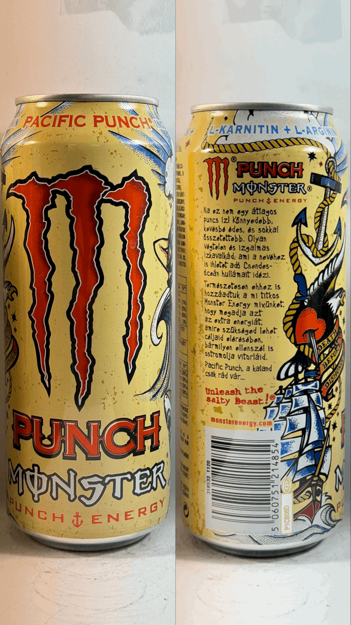 Monster Energy Pacific Punch PUNCH - UNGHERIA - SKU: 1120 (CP) ccc