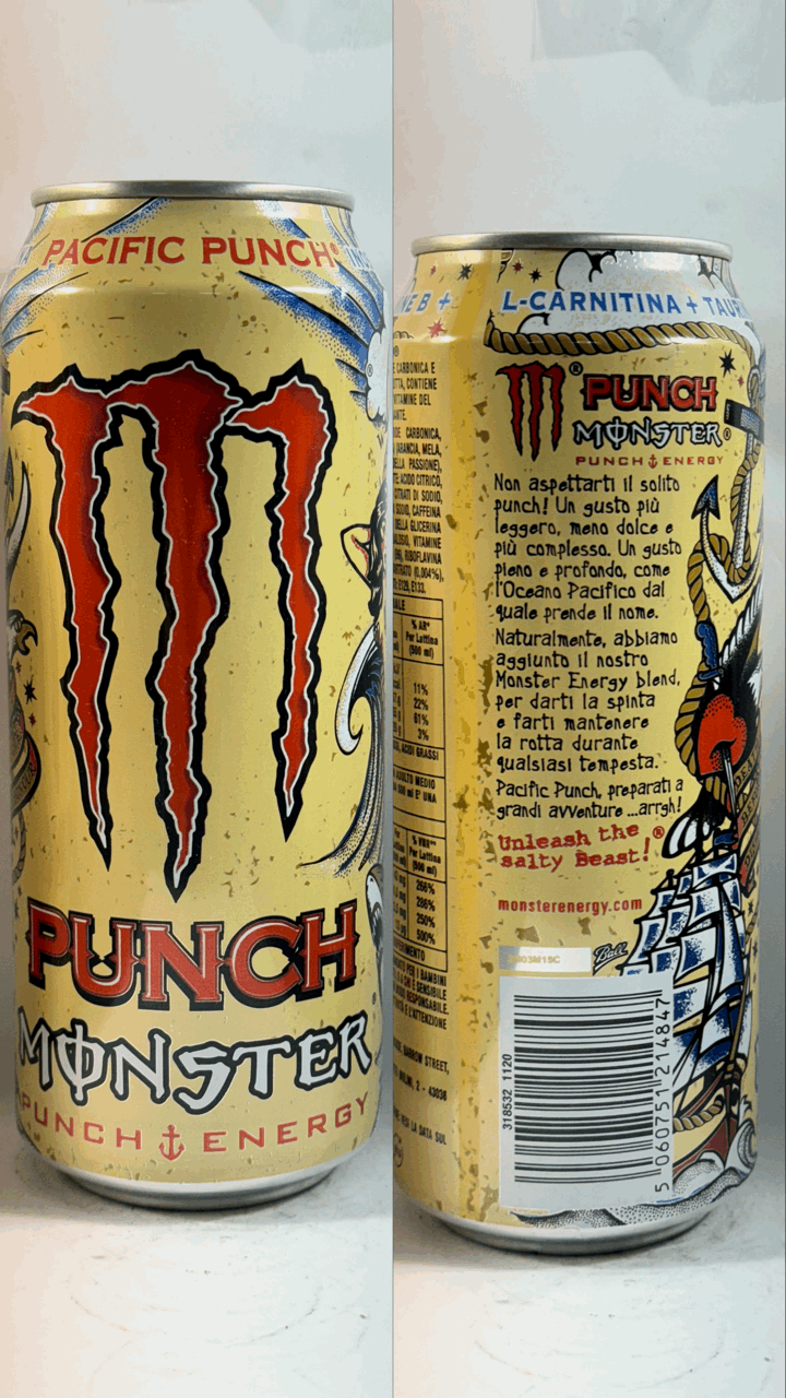 Monster Energy Pacific Punch PUNCH - ITALIA - SKU: 1120 (BALL) ccc