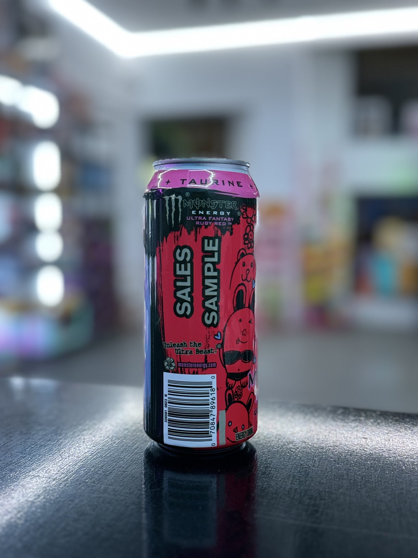 Monster Energy Ultra Fantasy Ruby Red Sales Sample - Energy Drinks