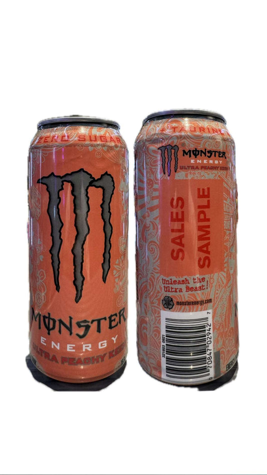 Monster Energy Ultra Peachy Keen Sales Sample rare