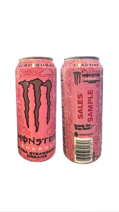 Monster Energy Ultra Strawberry Dreams Sales Sample - Energy Drinks