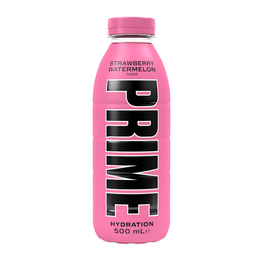 Prime Hydration Strawberry Watermelon (UK) energy energy drink prime sugar free