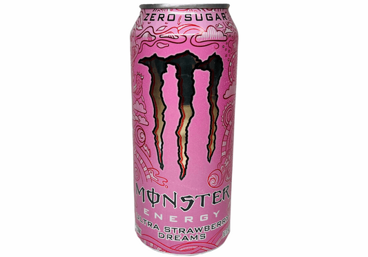 Monster Energy Ultra Strawberry Dreams Silver Top sku: 0822 - Energy Drinks