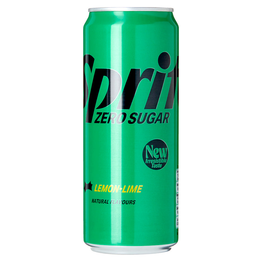 SPRITE Lemon Lime Zero Sugar - Bibita analcolica gusto Limone e Lime Senza Zucchero [330ml]