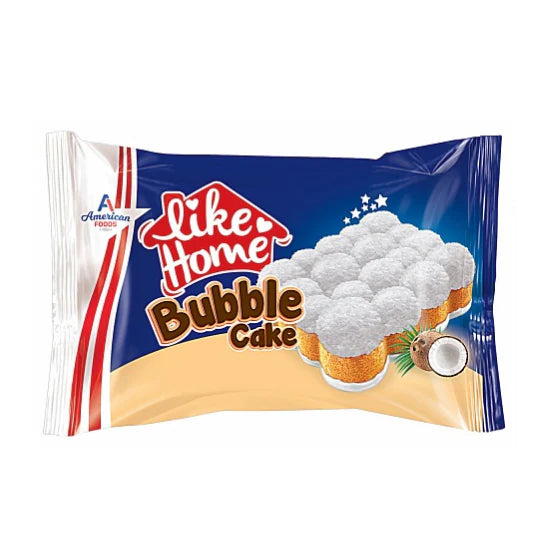 Like Home Bubble Cake (USA) - Mini Torta Soffice con ripieno di cocco e crema (55g)