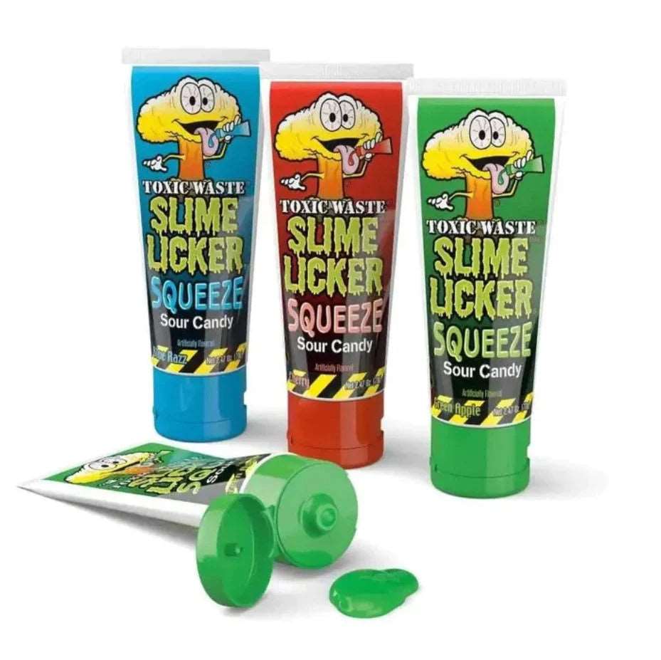 Toxic Waste Slime Licker Squeeze Sour Candy USA - Caramella Aspra Gel (70g) candy online