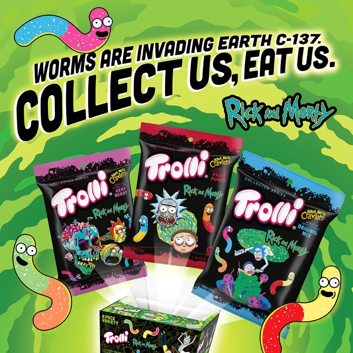 Trolli Rick and Morty Limited Edition candy online caramelle Rick and Morty stuff