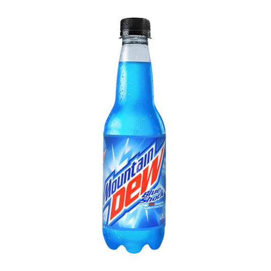 Mountain Dew Blue Shock Malaysia - bevanda frizzante al lampone (400ml)