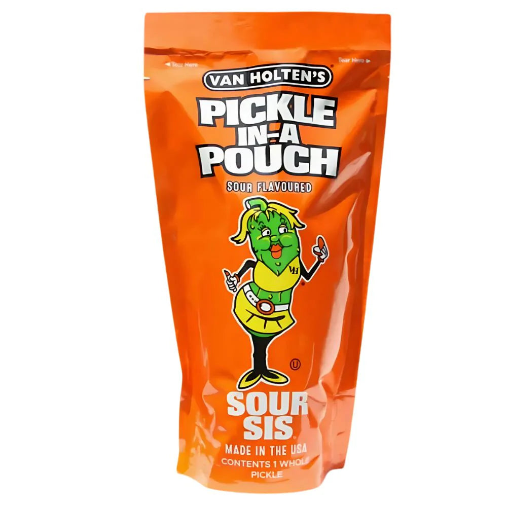 Van Holten’s Pickle in a Pouch Sour Sis (USA) - Cetriolo sottaceto aspro (306g)