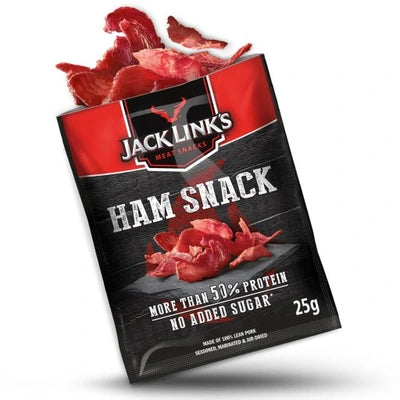 Jack Link’s Ham Snack 50% protein - Prosciutto Essiccato Aromatizzato (25g) salato