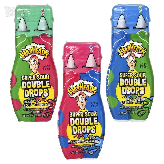 WarHeads Double Drops Liquid - Caramella liquida super acida gusto fruttato (30ml) bundle candy online