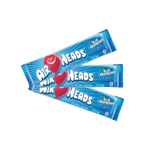 Airheads Blue Raspberry - Caramella morbida gusto lampone (16g) bundle candy online gluten-free