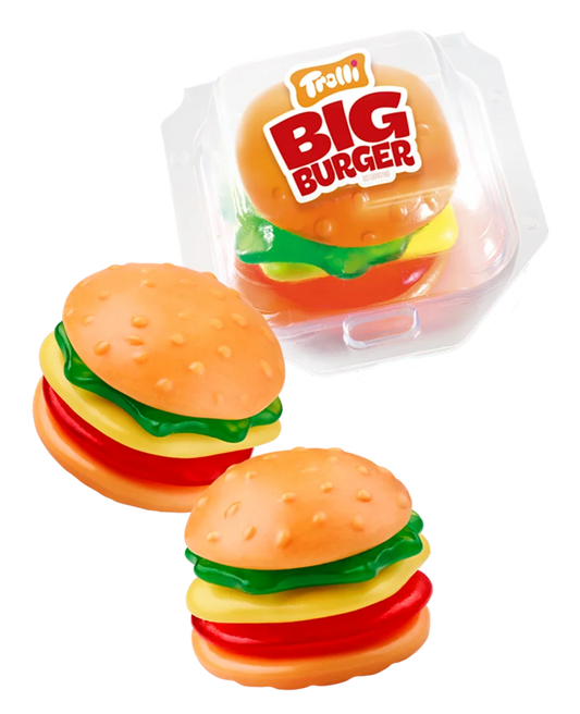 Trolli Big Burger - Caramella Gommosa Fruttata (50g) caramelle
