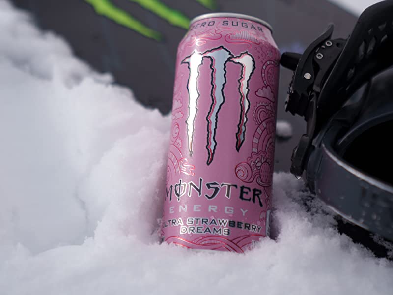 Monster Energy Ultra Strawberry Dreams Silver Top sku: 0822