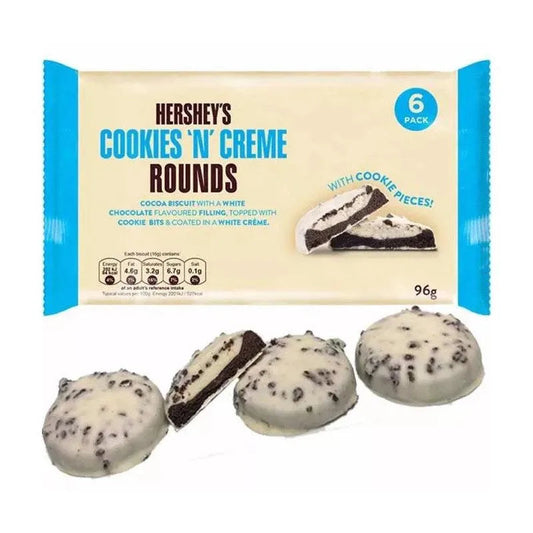 Hershey Cookie 'n Creme Rounds (96g) USA cioccolato dolce