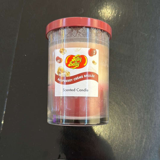 Candle Jelly Belly L Raspberry Crème Brûlée