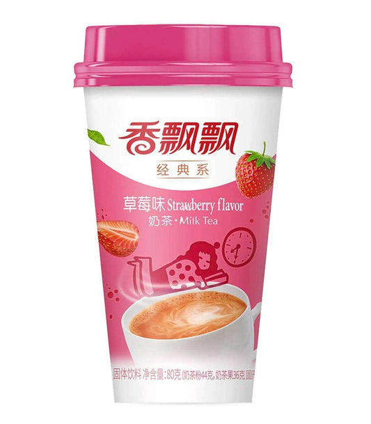 Bubble Tea Strawberry China - Bubble Tea Solubile Alla Fragola (80g) bevande bundle drink online Japan