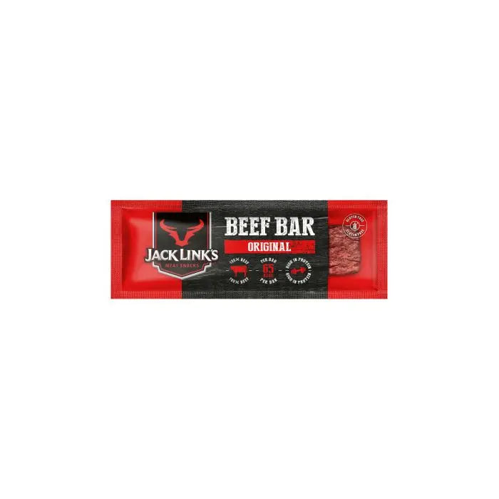 Jack Link’s Beef Bar Original - Barretta di Carne Secca di Manzo(22.5g) gluten-free salato