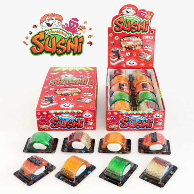 * Sushi Mallow Rolls + Jelly Candy (20pc - 280g)