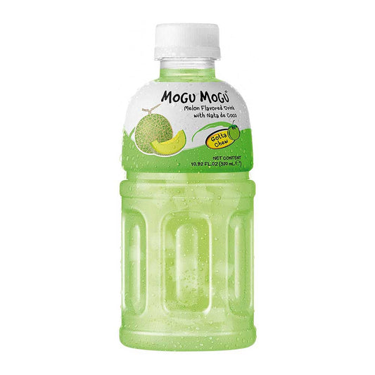 Mogu Mogu Melon - Succo di frutta al melone con pezzettini di nata de cocco (320ml) bevande bundle drink online Japan