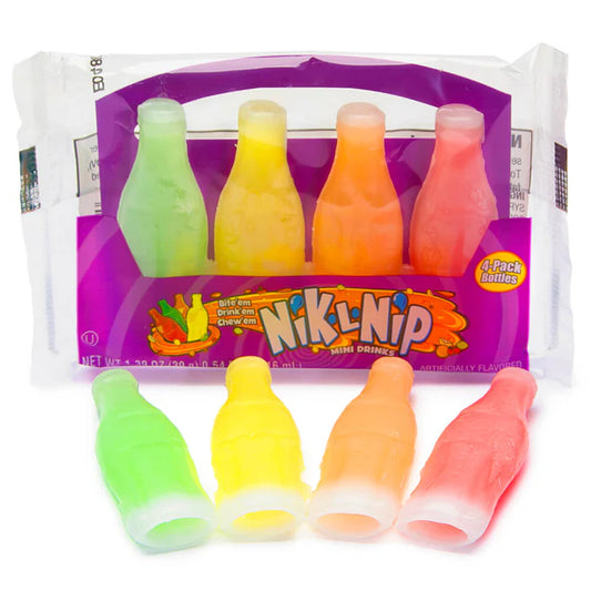 Nik-L-Nip Original 4 Pack – mini drink alla frutta candy online gluten-free