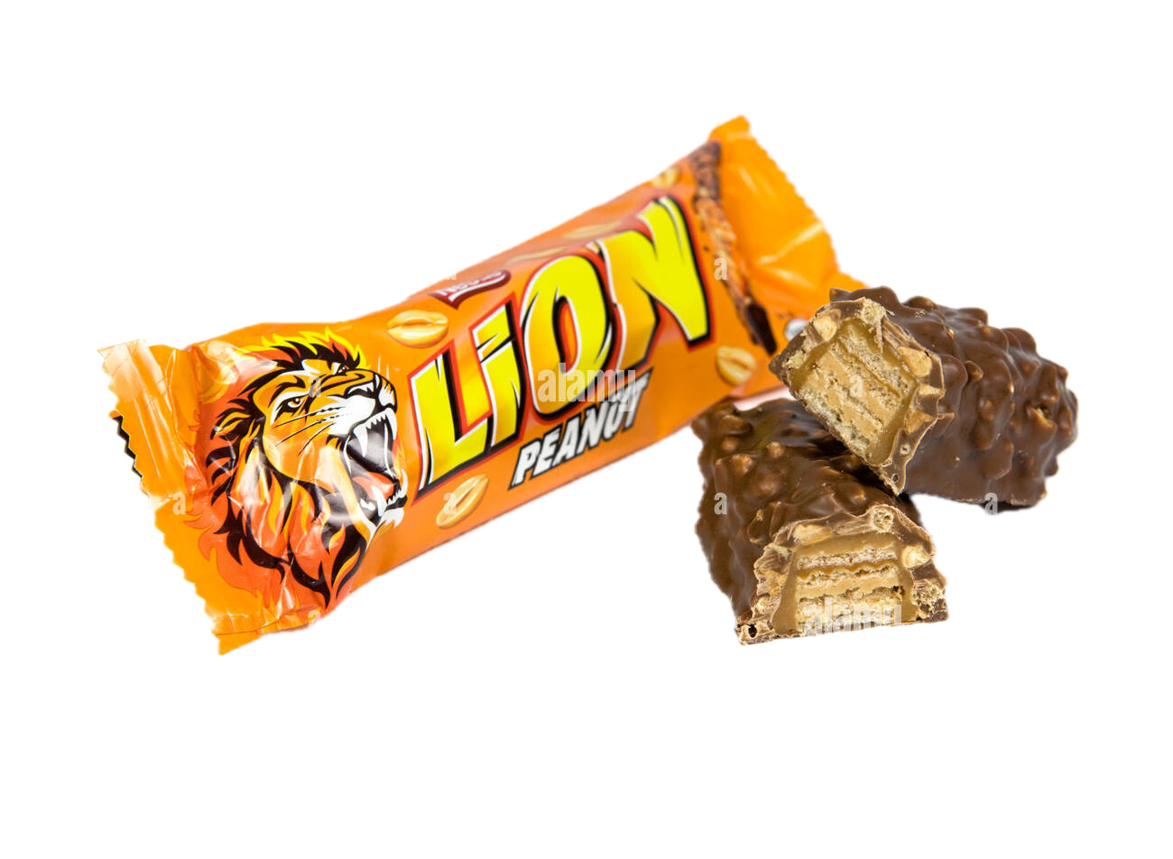 Lion Peanut - Barretta di Wafer ricoperta di cioccolato al latte, arachidi e caramello (40g) bundle cioccolato
