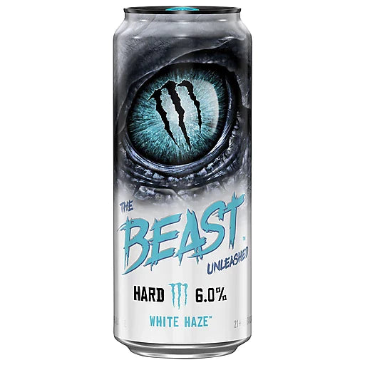 Monster The Beast Unleashed White Haze 473ml FULL ( DENTS **)