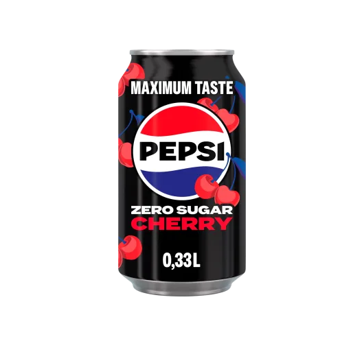 Pepsi Cherry Zero Sugar - Pepsi alla Ciliegia senza zucchero (330ml)