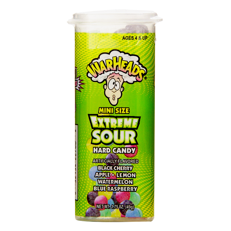 Warheads Extreme Sour Hard Candy Minis (49g)