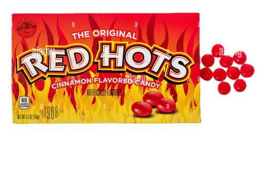 Red Hots Cinnamon Candy USA - Caramelle leggermente piccanti alla cannella (26g) bundle candy online
