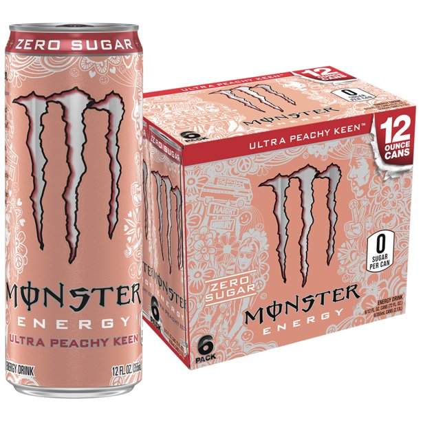 Monster Energy Ultra Peachy Keen 355ml USA-Monster-energy,energy drink,monster,monster energy,newest