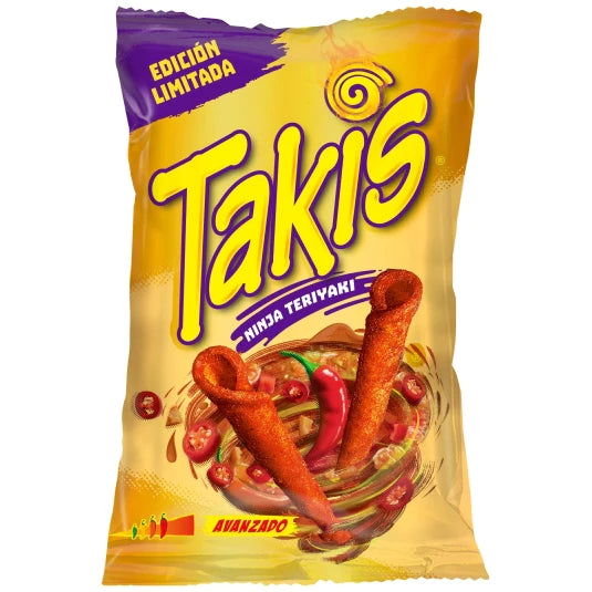 Takis Ninja Teriyaki Corn Chips (90g) ESP salato Takis