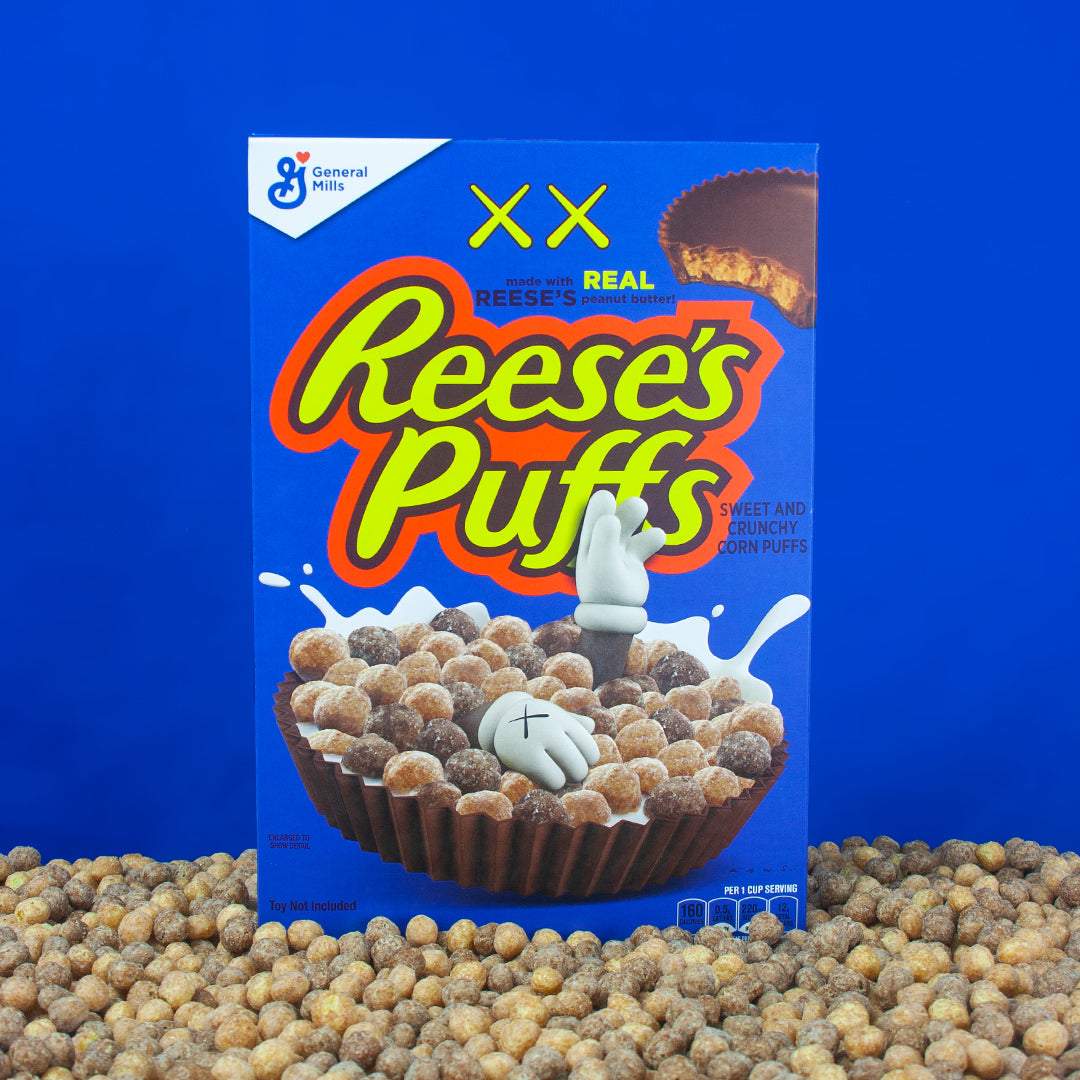Reese’s Puffs x KAWS BLUE Limited Edition  "da collezione"-Mr. Marshmallow American Market-stuff