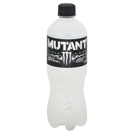 Monster Energy Mutant Super Soda White Lightning Zero Sugar USA rare